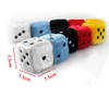 DesignerBox Pair of Hanging Couple Fuzzy Plush Dice with Dots