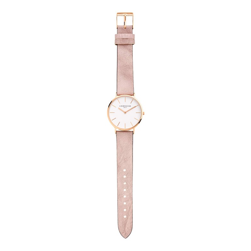 Liebeskind Berlin Ladies’ Analogue Quartz Watch 38 mm, Rosa-ip rose