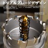 CSOOM 5-Piece Carbide Hole Saw, Hole Cutter, and Cutting Drill