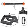 SELEWARE Tricep LAT Pulldown Attachment, Cable Machine Attachment with Non-Slip