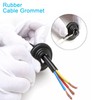 Pack of 20 Rubber Grommets 25 mm Flexible Cable Grommet