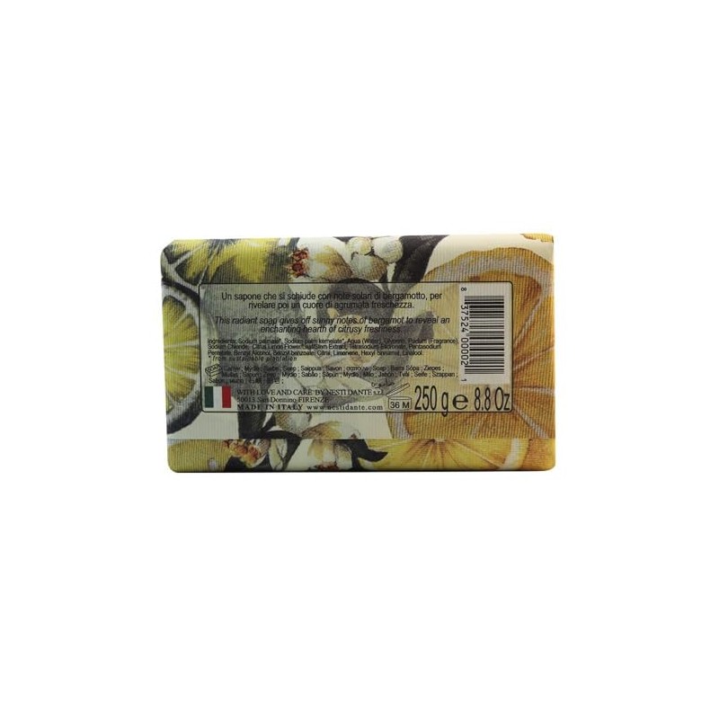 Nesti Dante Il Frutteto Energizing Soap, Citron And Bergamot, 8.8Oz