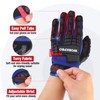 WORKPRO Heavy Duty Work Gloves, Synthetic Leather Impact Protection Working
