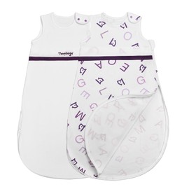 Aomloge PuppyNap Baby Sleep Sack, Toddler Sleep Sack 2-Pack Set, Sleep Sack 6-12 Months, 100% Organic Cotton Sleep Sack with 2-Way Zipper.