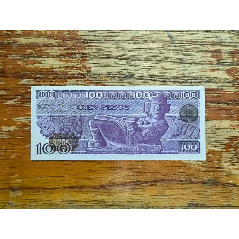 Billete Cien Pesos Venustiano Carranza Serie Se