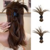 2PCS Messy Bun Hair Piece Claw Clip in Hair Bun