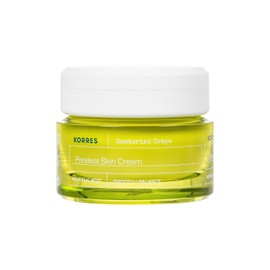 KORRES Santorini Grape Pore Refining Cream - Smooths, Hydrates and Minimises Pores, with Santorini Grape Extract, Vegan, 40 ml