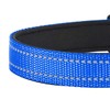 PWOD Reflective Dog Collar, Adjustable Soft Neoprene Padded Nylon Pet