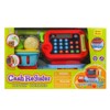 Kidplokio Red Touch Pad Cash Register for Kids with Play