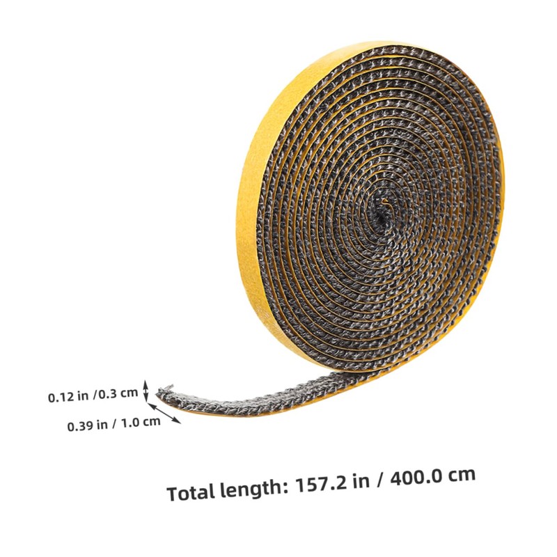 ORFOFE Stove Rope Gasket for Fireplaces Burning Stove Door Seal