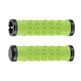 Choose Mountain Bike Grips Bicycle Handlebar Grips Double Lock on mtb Grips BMX Folding Bike Grips green