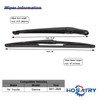HOSAIRY Rear Wiper Arm Blade Set for Toyota Sienna 2011-2018