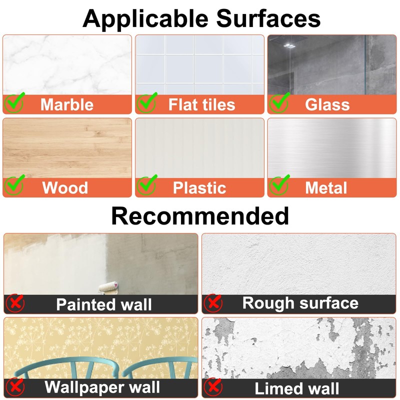 Adove Adhesive Hooks for Hanging, 24 Pack Heavy Duty Wall
