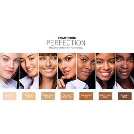 Mineral Air Four-in-One Foundation for Mineral Air Mist Device—Color, 10 ml, Travel Size - Medium Tan