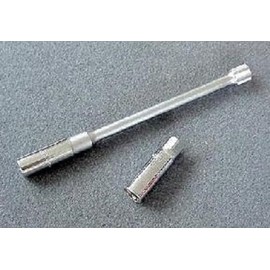 Koken 3/8 (9.5 mm) SQ. Long Spark Plug Socket (with Clip), Total Length: 7.1 inches (180 mm), 0.6 inches (14 mm), 3300C.180-14