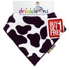 Dribble Ons - Cow Print (0-24 Months)