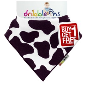 Dribble Ons - Cow Print (0-24 Months)