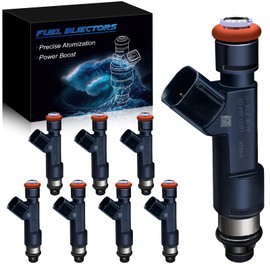 YZHIDIANF Upgraded Fuel Injectors Fits For:-Ford F150 2011-2014 F250 Super Duty 2011-2015 F350 Super Duty 2011-2015 6.2L V8, OE Replacement# FJ1166 AL3E-F7A AL3Z9F593B F87Z9F593FA (set of 8)