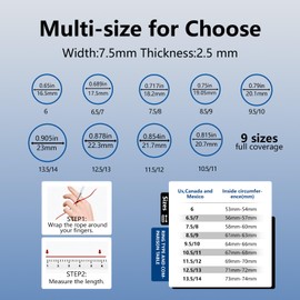 Smart Ring with Vibration Alerts, Health Tracker Ring with Body Temperature Monitor, Heart Rate, Sleep & Fitness Tracking, Waterproof Activity Ring for Men & Women, No App Fees (Gunmetal Gray, 8#)