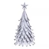 Irvin's Tinware Tin Christmas Tree in Rustic Metal White Wash