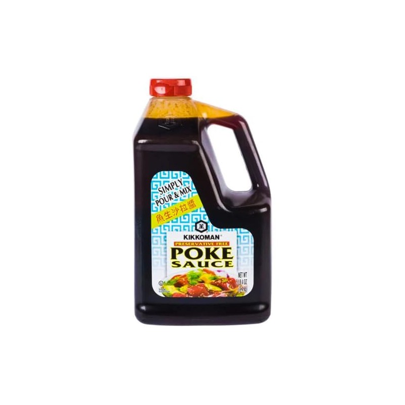 Kikkoman Poke Sauce, Simply Pour & Mix, 5.25 lbs