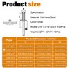 JTAREA 60pcs 3/16" x 3/8" Stainless Steel Pop Rivets with