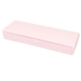 [Pencil Case] Simple Plastic Pen Case [Pink/Pink]