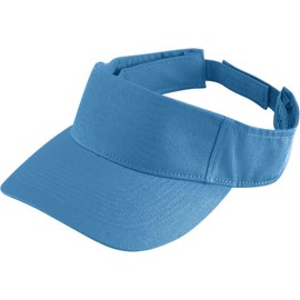 Augusta Sportswear Sport Twill Visor OS Columbia Blue