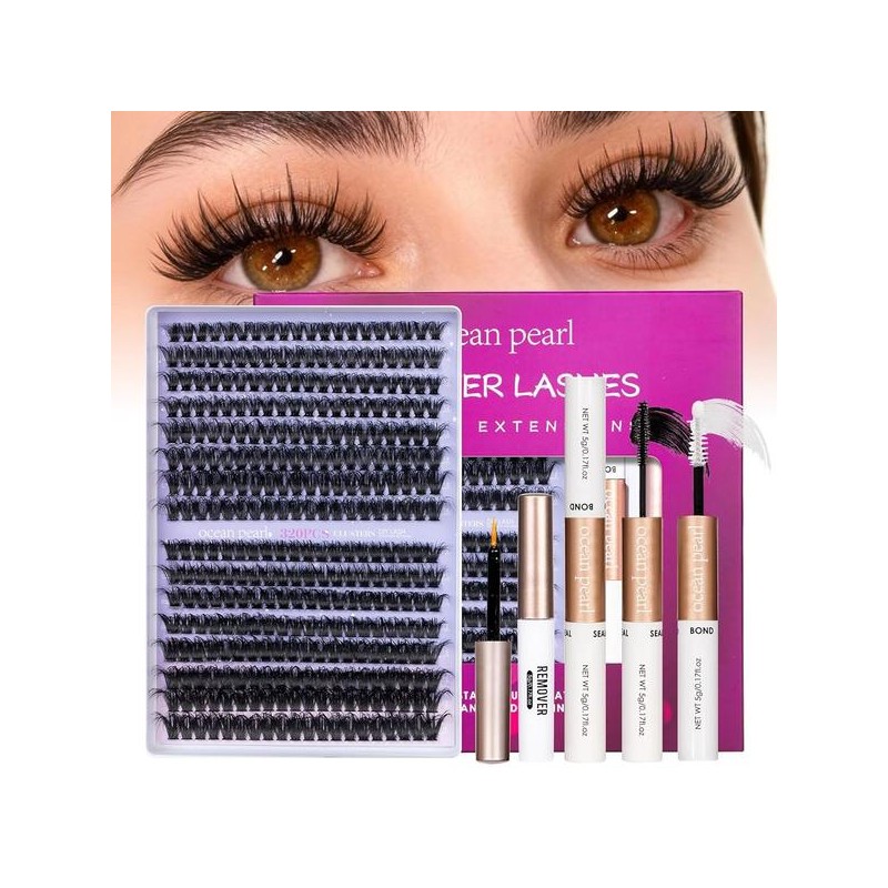 Ocean Pearl 오션 펄 래쉬 클러스터 320pcs 3D 두꺼운 키트