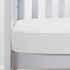 Moonsea Crib Mattress Protector, Waterproof Crib Mattress Pad Cover, Smooth