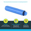 Sharkbite 1/2 Inch MNPT Bathroom Shower Test Plug, 25828Z