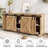 EaseLife 6 FT Mini Cabinet Bypass Sliding Barn Door Hardware