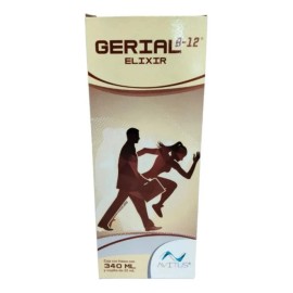 Gerial B-12 Elixir Suplemento Alimenticio Vitaminas 340 Ml Sabor Sin Sabor