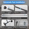 Dual Shower Head with Handheld for Couples: High Pressure Double