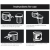 TOTMOX 3 in 1 Multifunction Car Cup Holder with Extension
