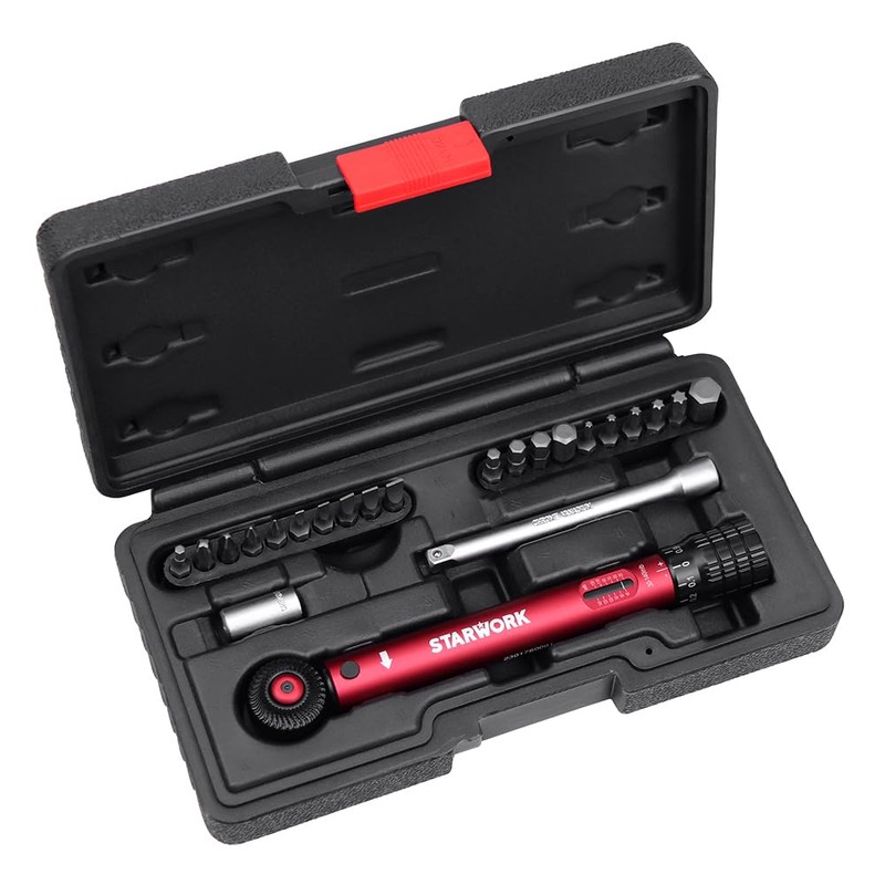 STARWORK TRUE MECHANIC™ 23-Piece, 72T, 1/4 Inch Drive Bike Aluminum