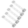 Child Safety Cabinet Proofing Double Lock Adjustable Strong Adhesive Baby