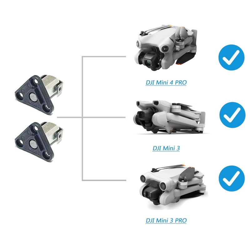iMusk 2 pcs Original Pivot Hinges for DJI Mini 5/4