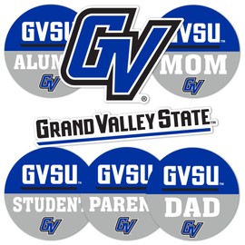 Desert Cactus Grand Valley State University Sticker GVSU Lakers Vinyl Decals Laptop Water Bottle Car Scrapbook (Round Family)