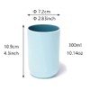 RabyLeo Unbreakable Reusable Drinking Cups Set of 2 Colors, Plastic