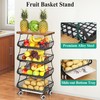 Fruit Basket Kitchen Pantry Organizers and Storage - Wooden Top