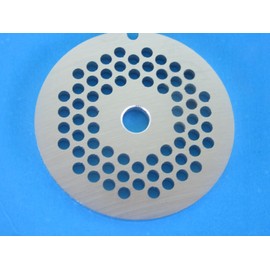 NEW SIZE meat grinder plate for the metal KitchenAid KSMMGA. 1/8" holes for VERY FINE ground meat. SEE PHOTOS prior to purchase.