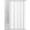 iDesign Fabric Shower Curtain, Modern Mildew-Resistant Bath Liner for Master,