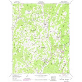 YellowMaps Newland NC topo map, 1:24000 Scale, 7.5 X 7.5 Minute, Historical, 1960, Updated 1979, 26.8 x 21.8 in - Paper