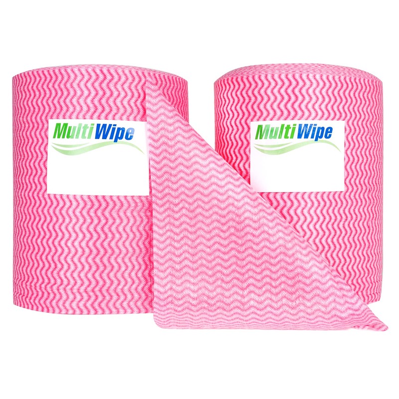 Multi Wipe 1 x 450 Pink J Cloth Style Cleaning