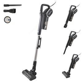 Farberware Classic Stick Vacuum Cleaner, Powerful Suction and Lighted Motor Brush for Carpet and Hard Floors, Converts to Handheld Vacuum for Pet Hair