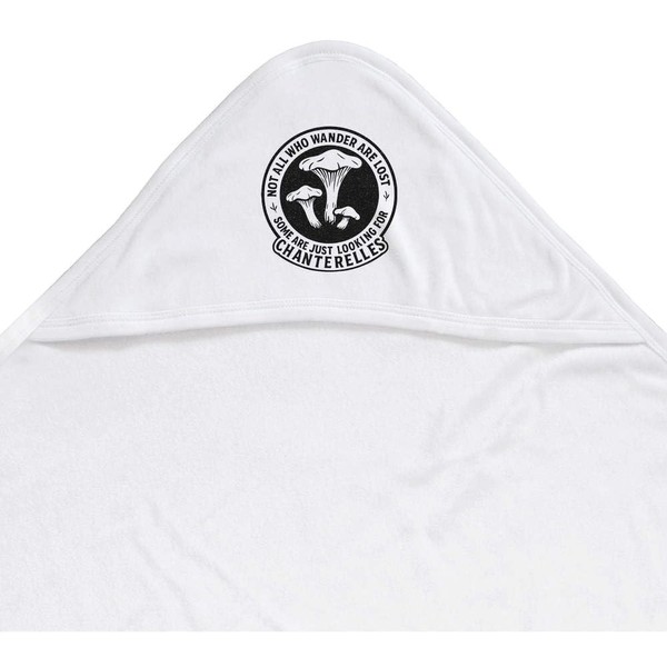 Azeeda 'Looking For Chanterelles' Baby Hooded Towel (HT00035128)