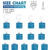 E-Clip Retaining Rings Assortment Set, 304 Stainless Steel External Snap