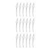 18pcs Rhombic Dreadlocks Interlocking Tool Alloy Dreadlocks Tightening Tool Accessories