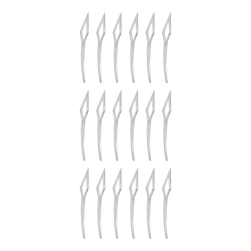 18pcs Rhombic Dreadlocks Interlocking Tool Alloy Dreadlocks Tightening Tool Accessories